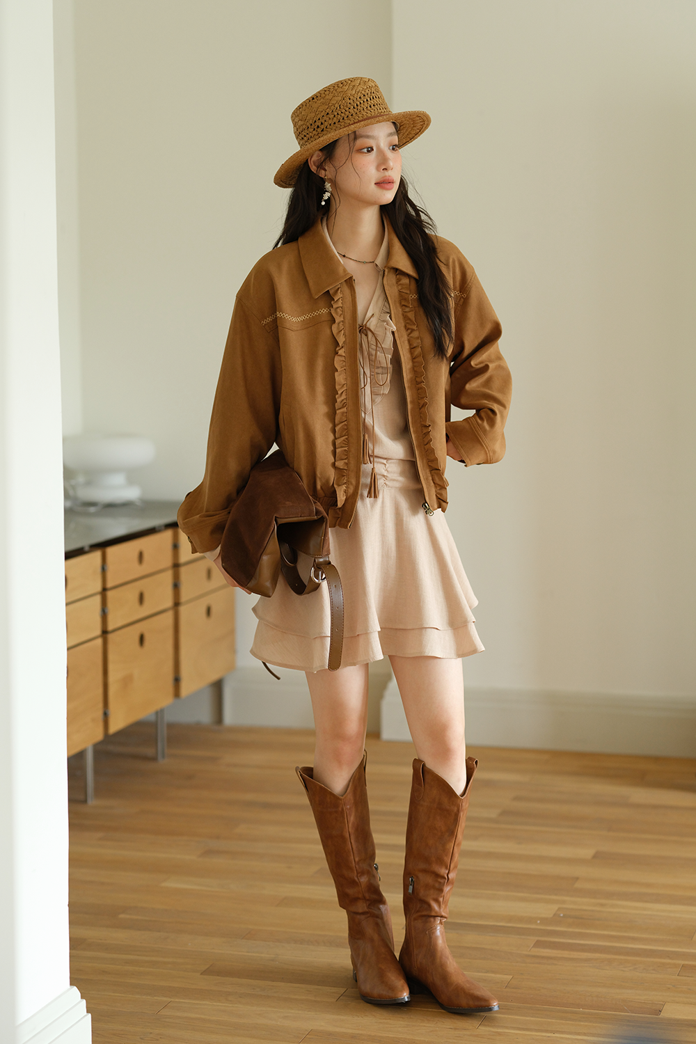 Blouse and Skirt Set