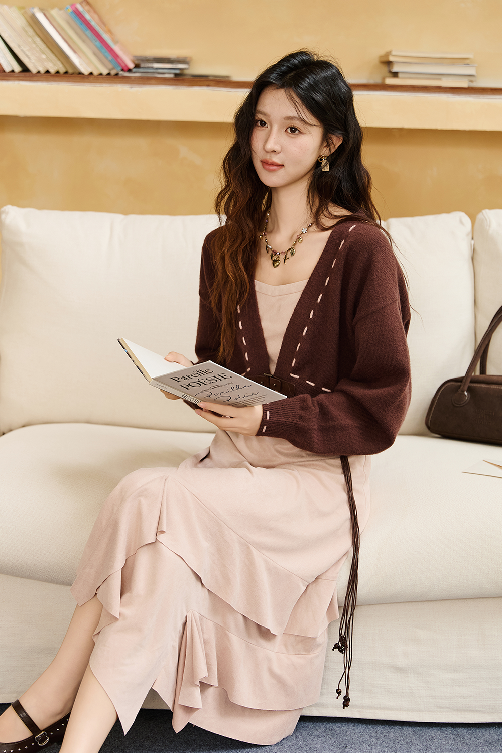 Dress and Cardigan Set