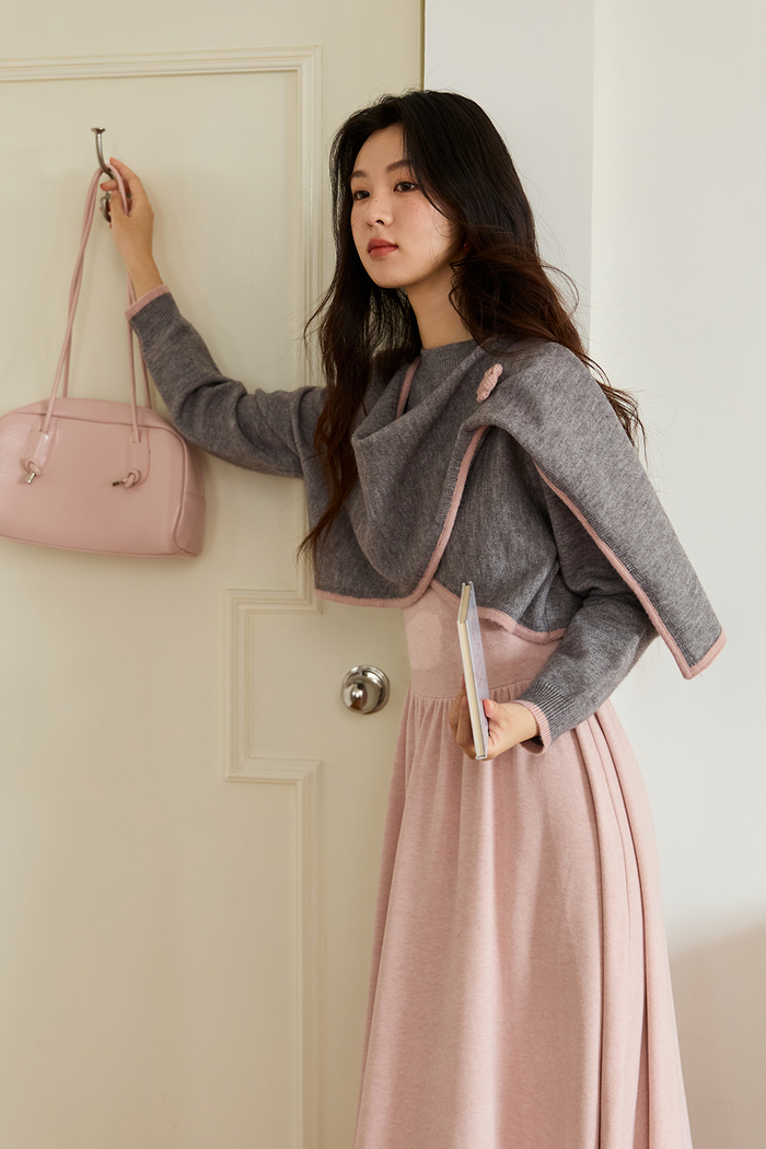 Dress and Knit Shirt Set