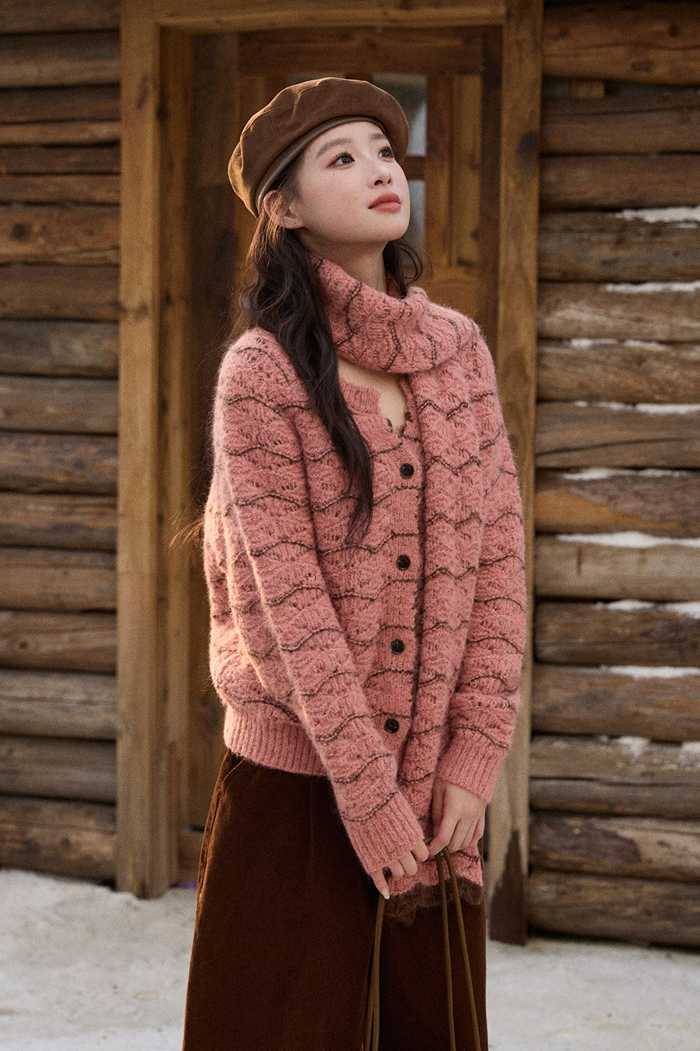 Knit Shirt+Scarf Sold separately