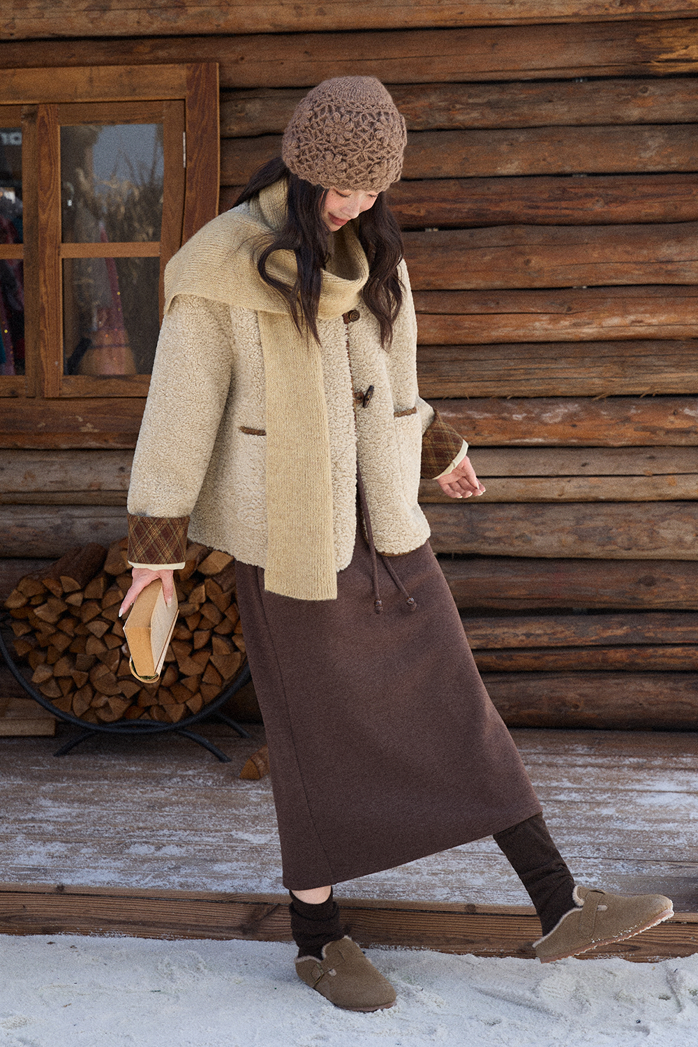Coat and Scarf Sold Separately