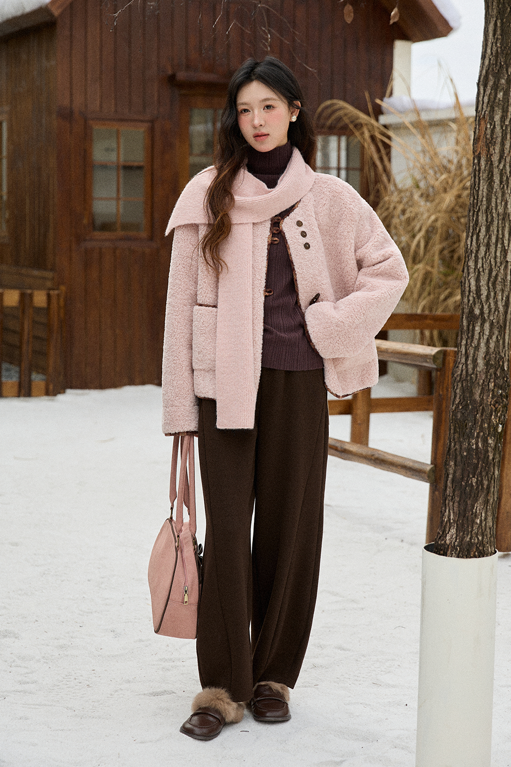 Coat and Scarf Sold Separately