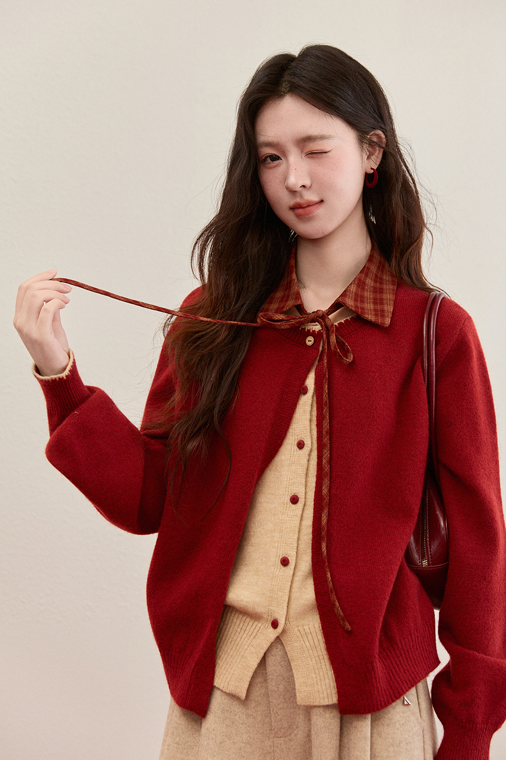 Knit Shirt+Collar for Women