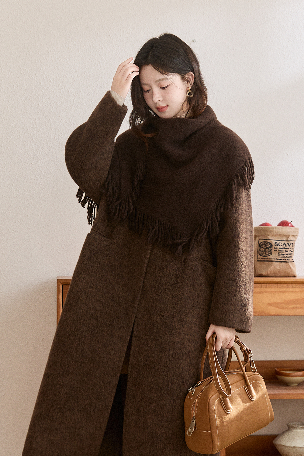 Woolen Coat+Shawl