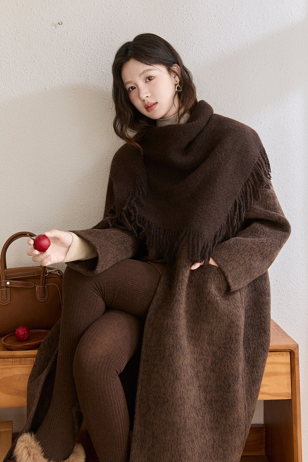Woolen Coat+Shawl