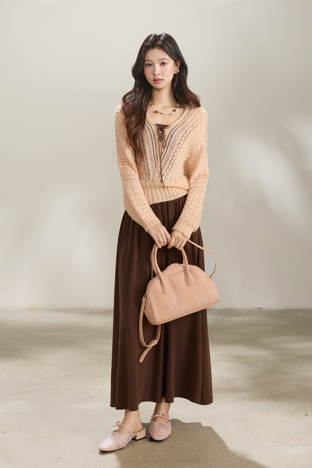 Knit Shirt and Skirt Set Sold Separately