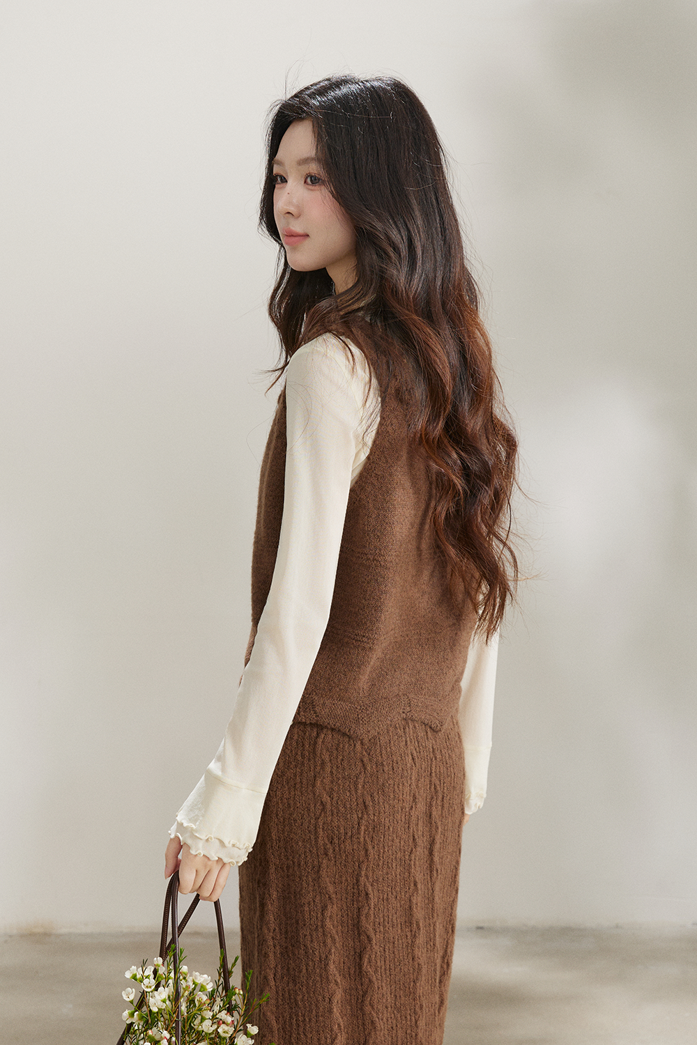 Vest and Skirt Set