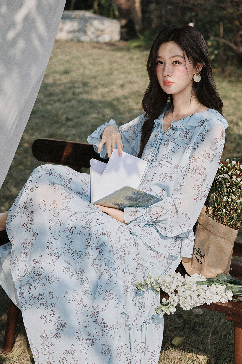 Blouse and Skirt Set