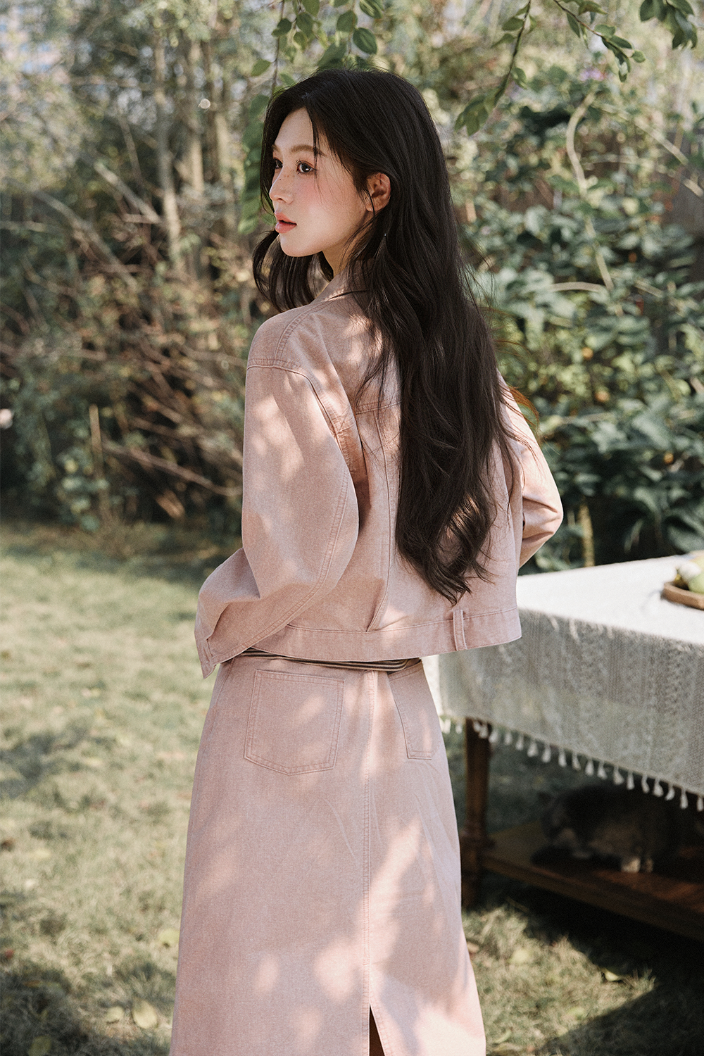 Camisole + Coat + Skirt Sold Separately