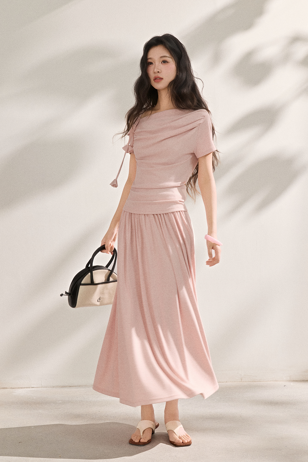 T-shirt and Skirt Set