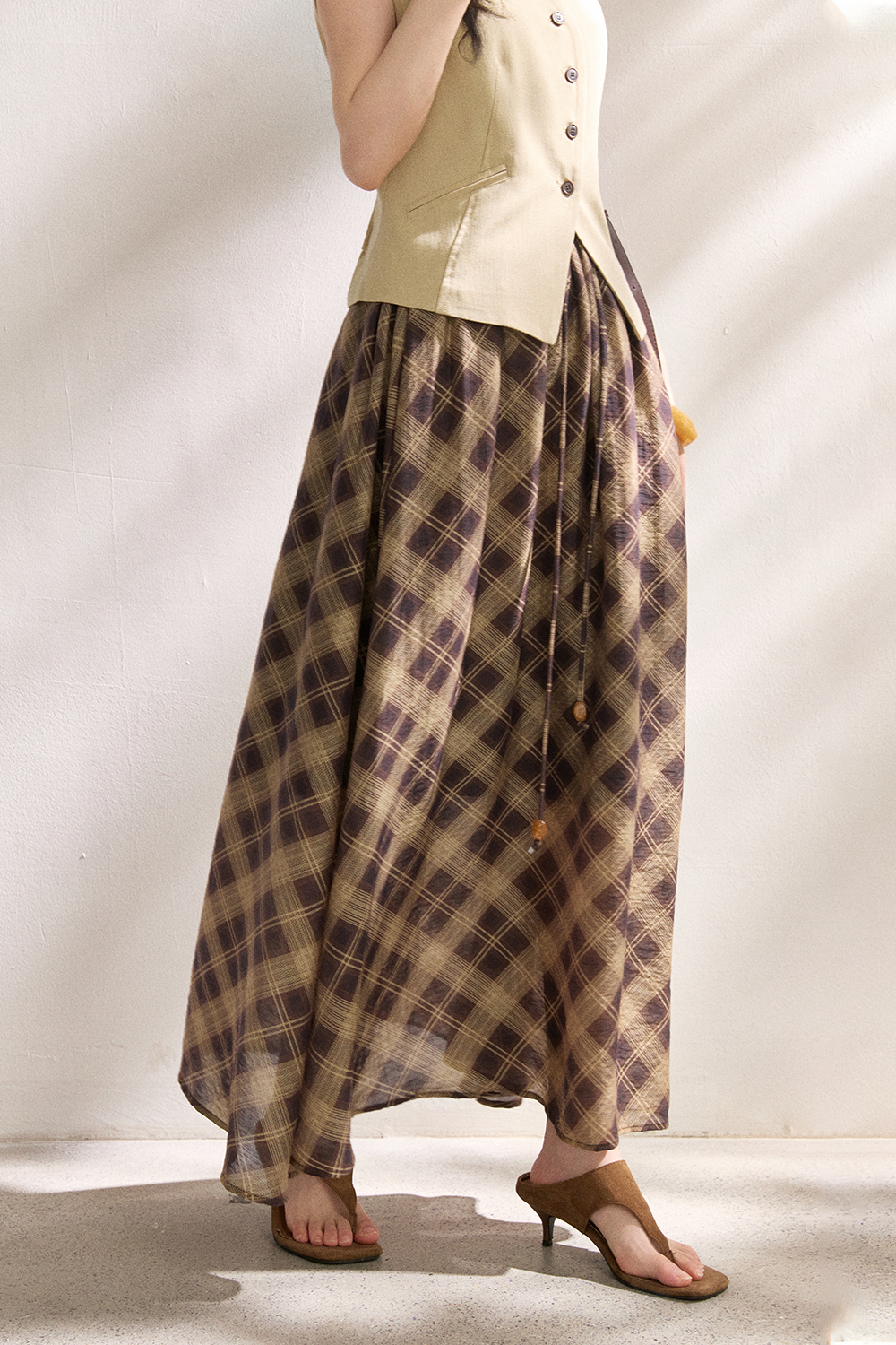 Vest and Skirt Set