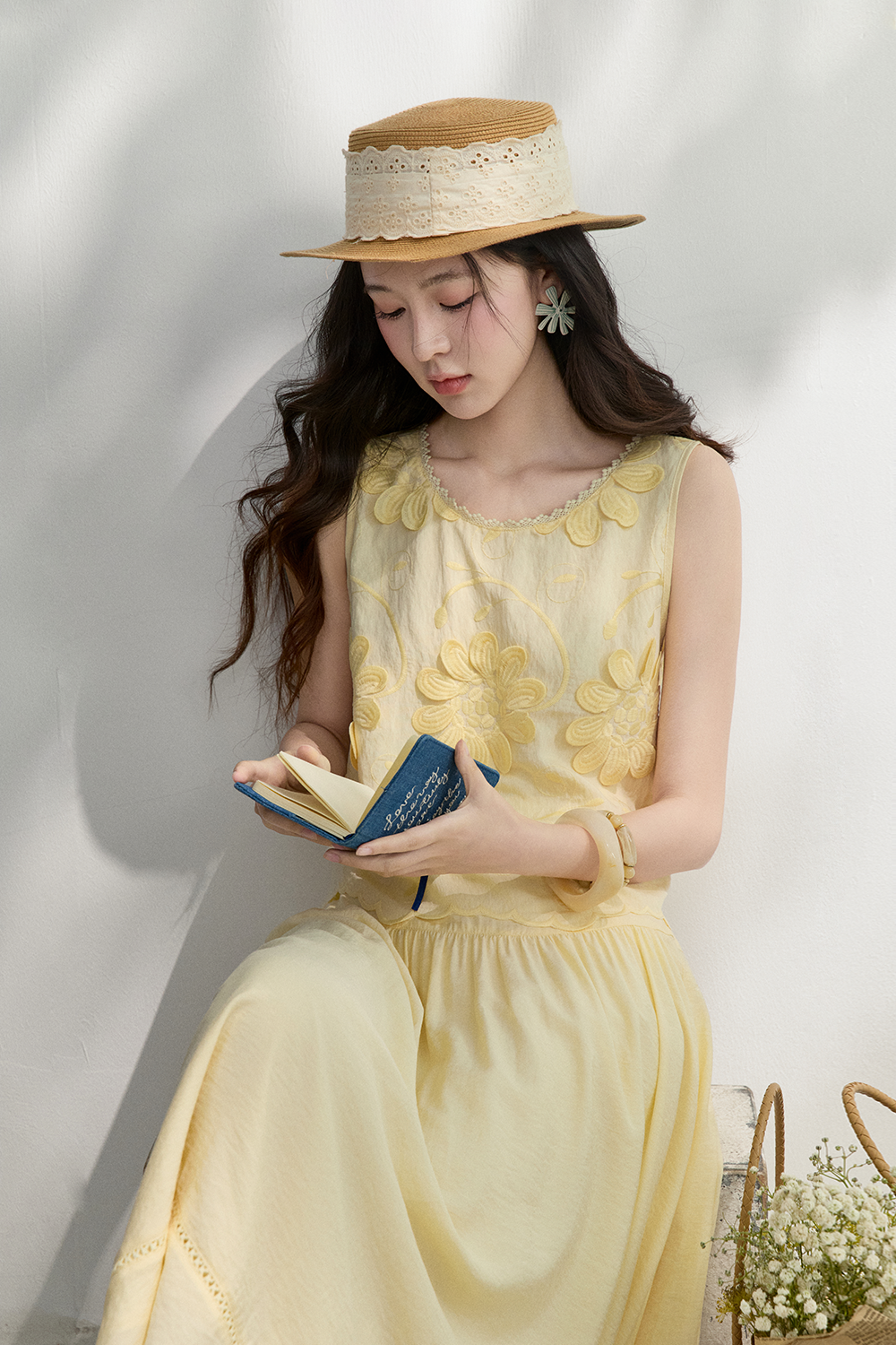 Blouse and Skirt Set