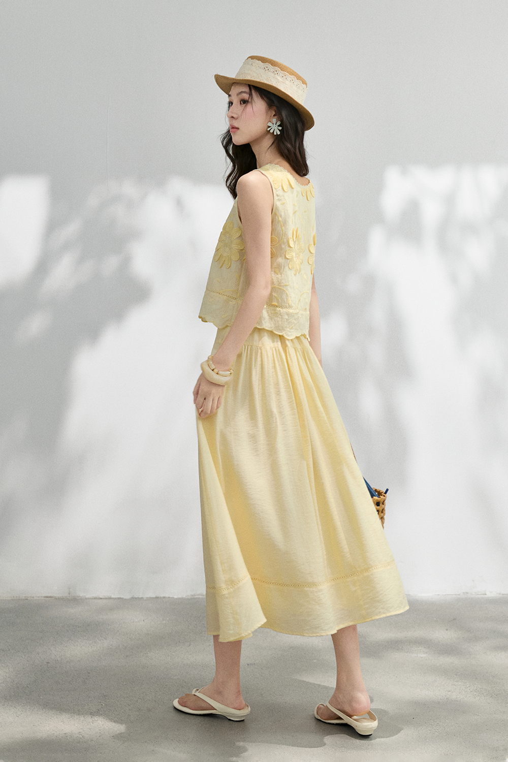 Blouse and Skirt Set