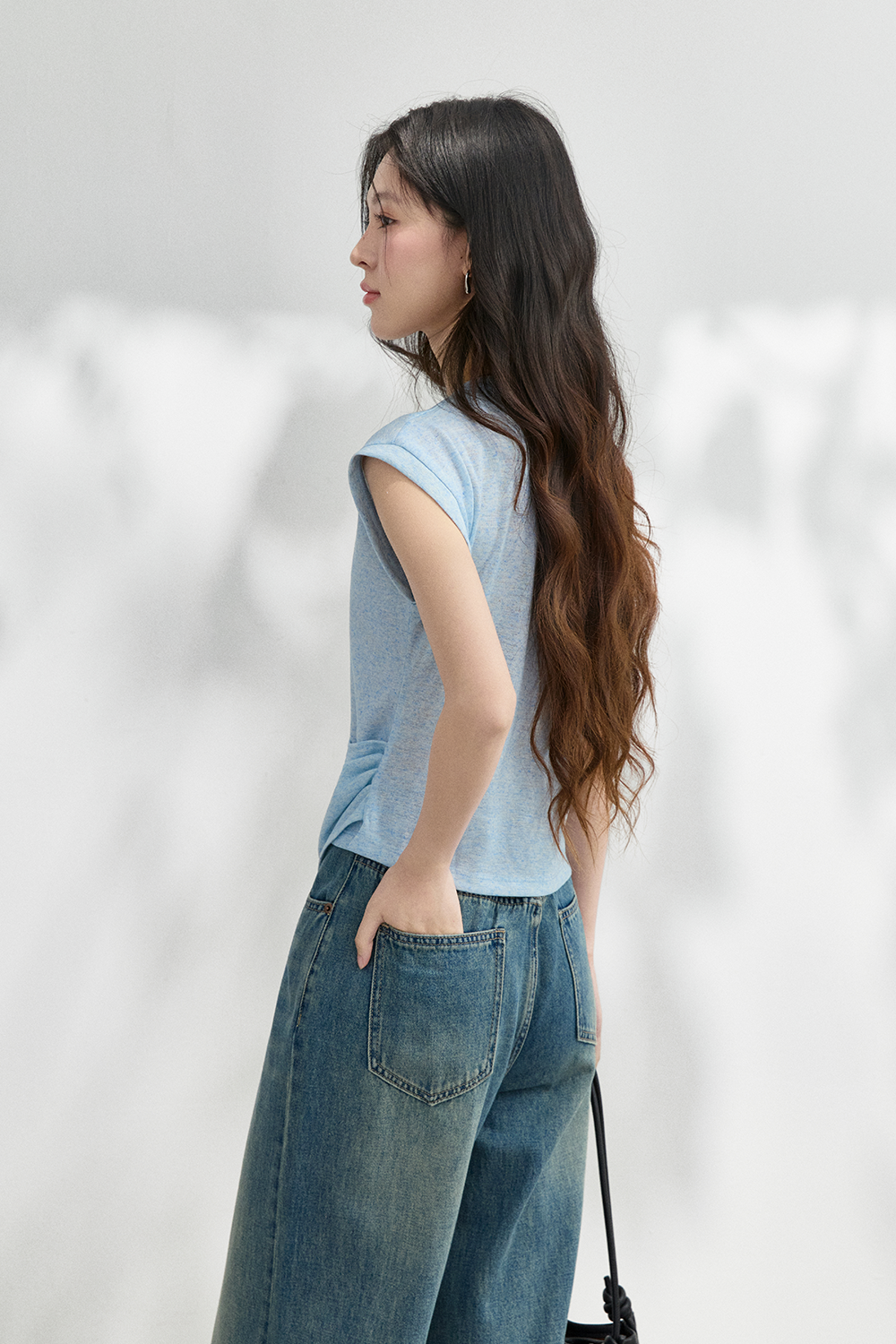 T-shirt+Necklace for Women