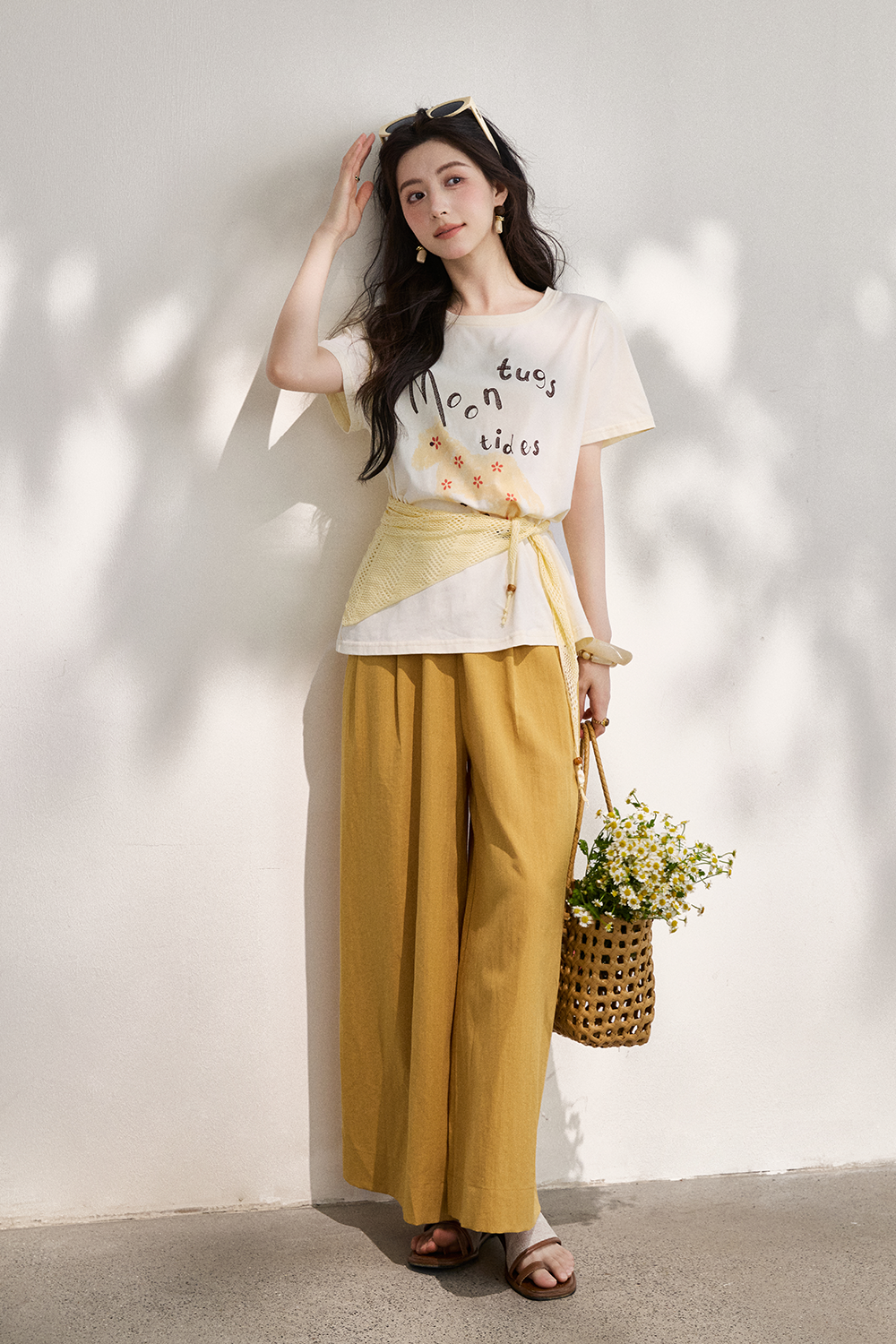 T-shirt+Shawl for Women