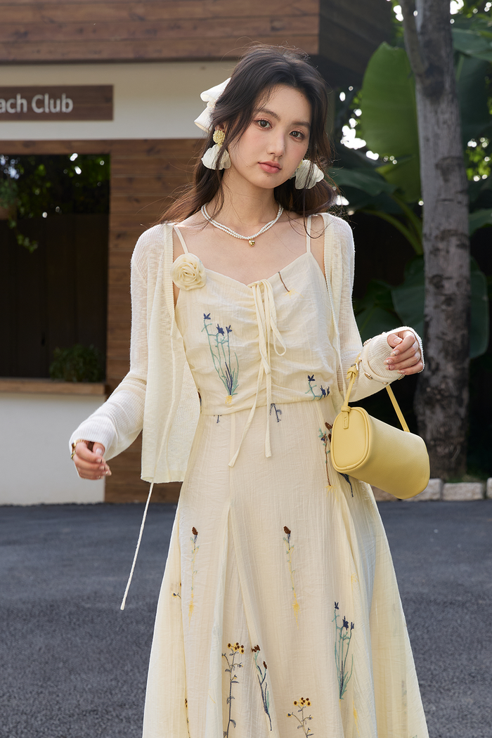 Dress and Cardigan Set Sold Separately