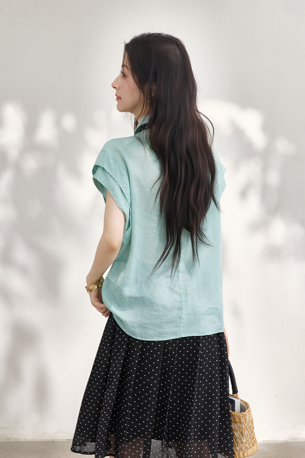 Shirts+Silk Scarf for Women