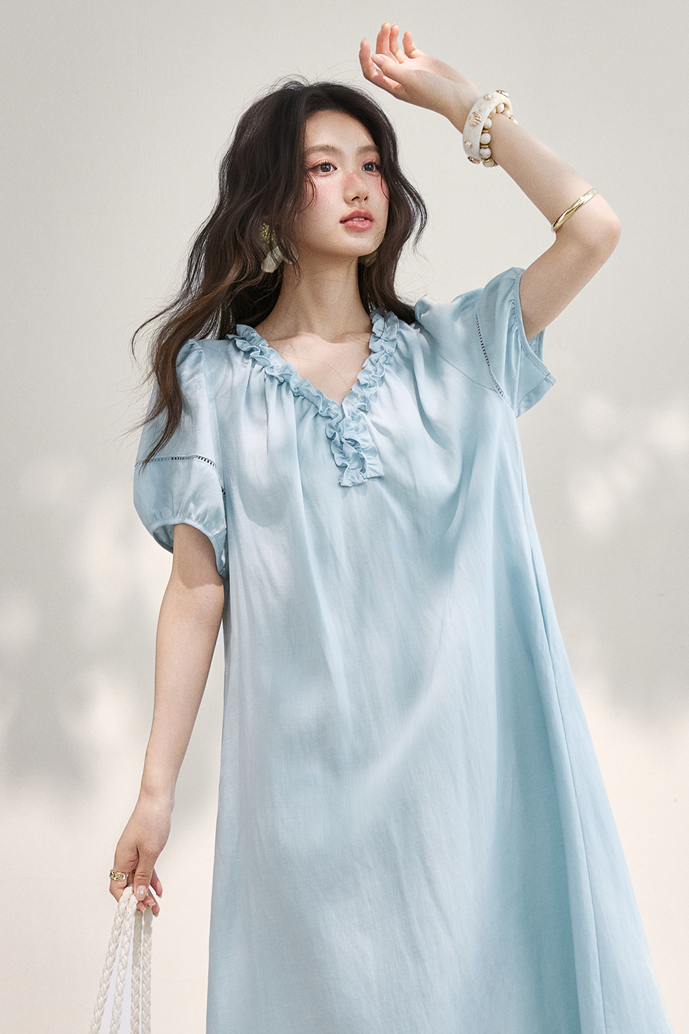 Maxi Dress+Belt for Women