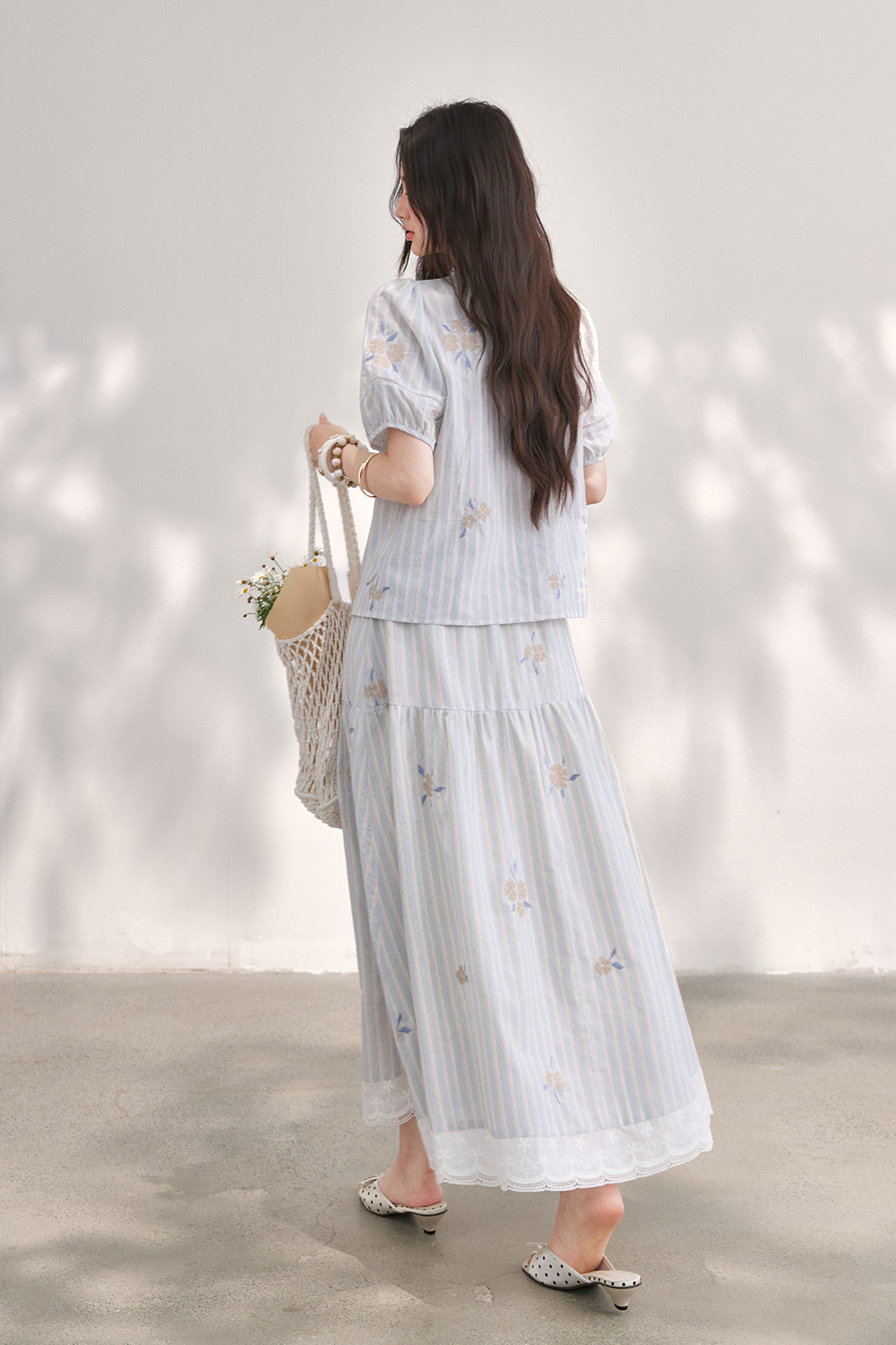 Blouse and Skirt Set