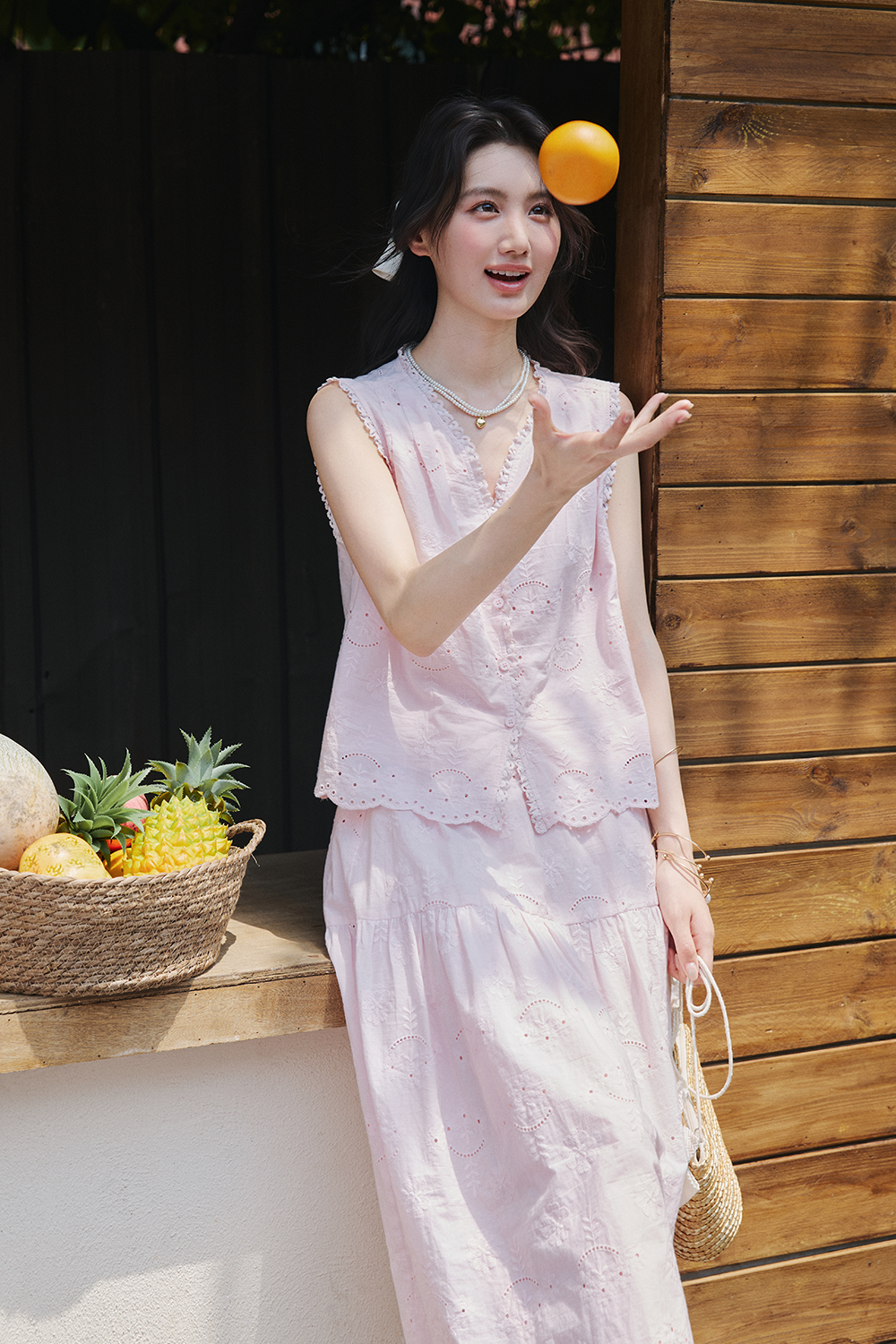 Blouse and Skirt Set