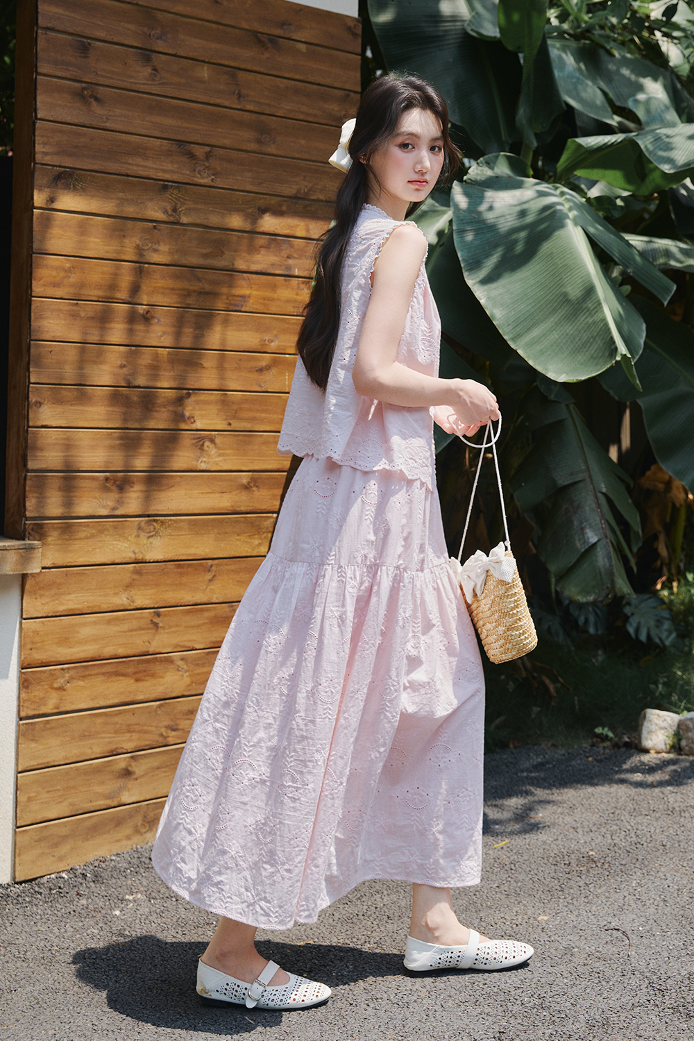Blouse and Skirt Set