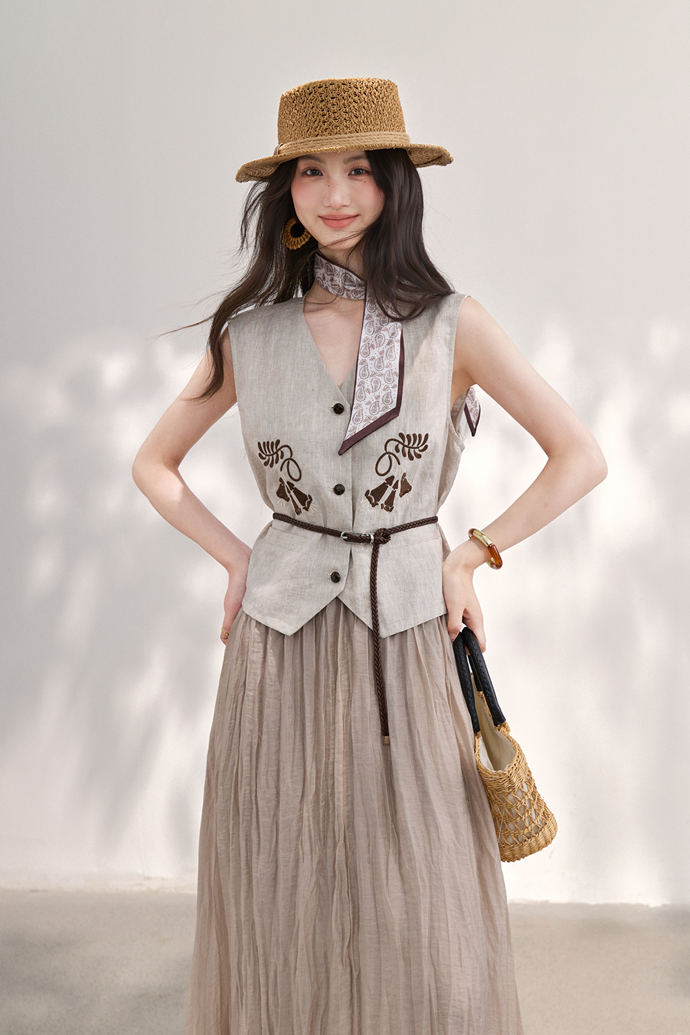 Vest and Skirt Set Sold Separately