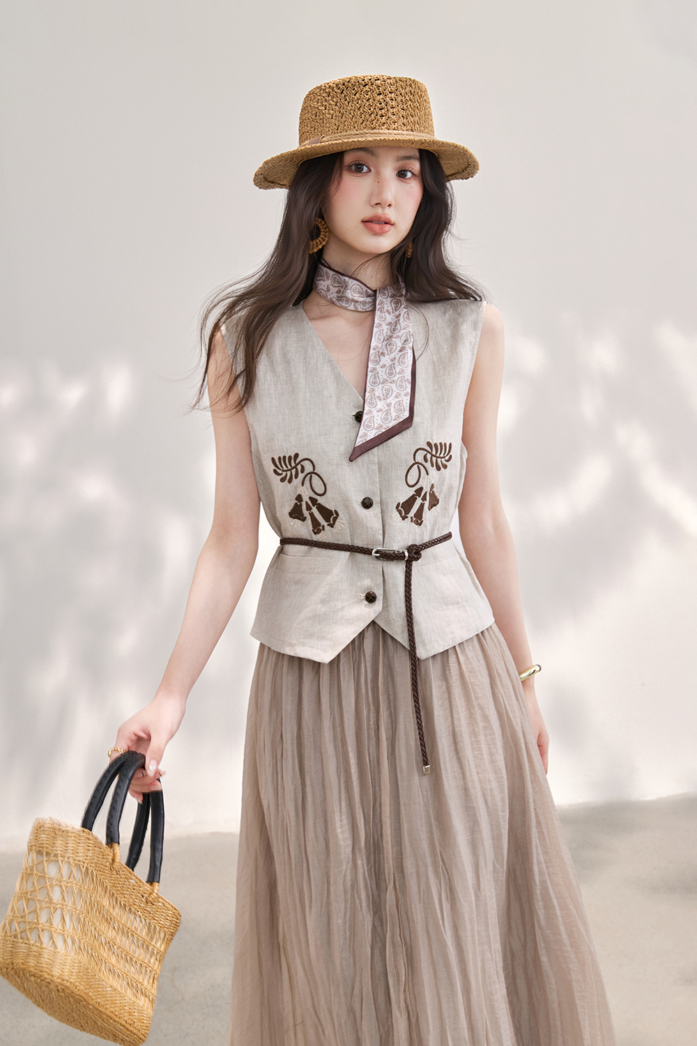 Vest and Skirt Set Sold Separately