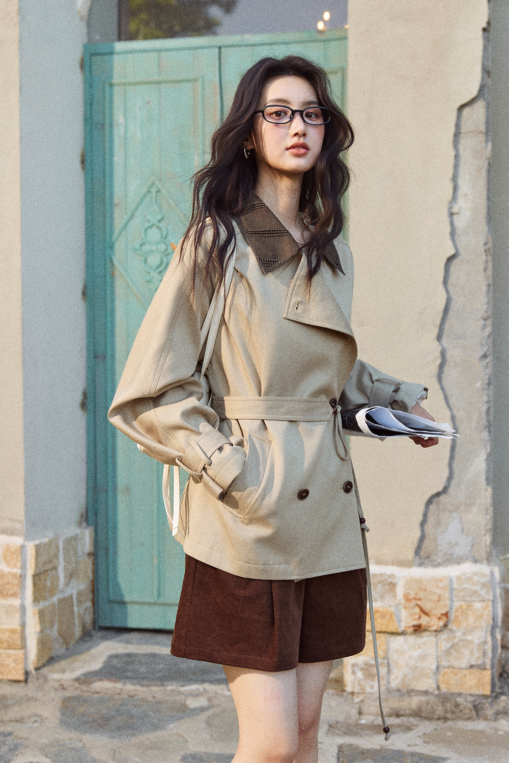 Coat+Belt for Women