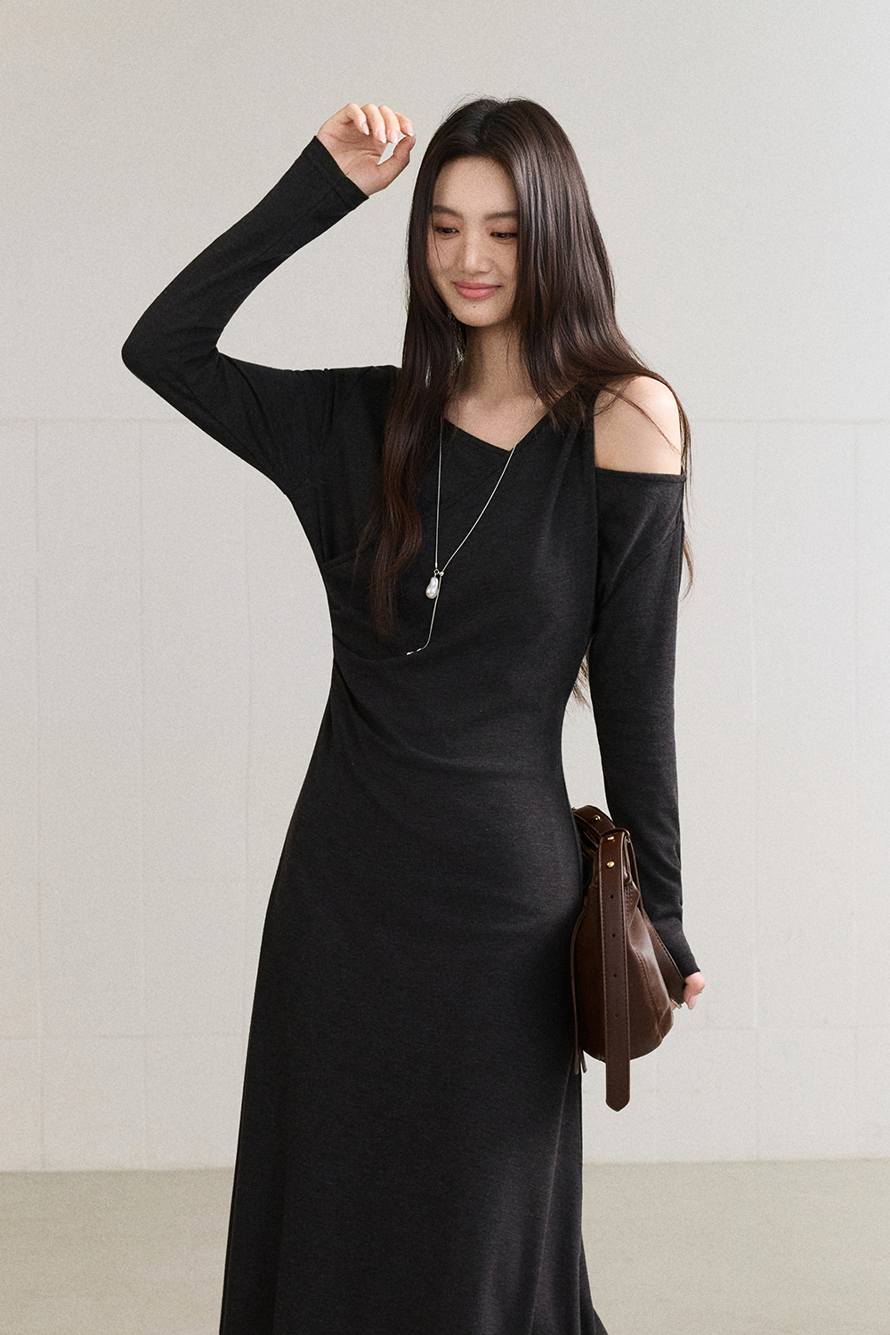 Maxi Dress+Necklace for Women
