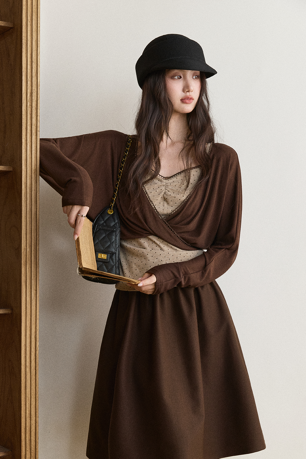 Knit Shirt+Camisole for Women
