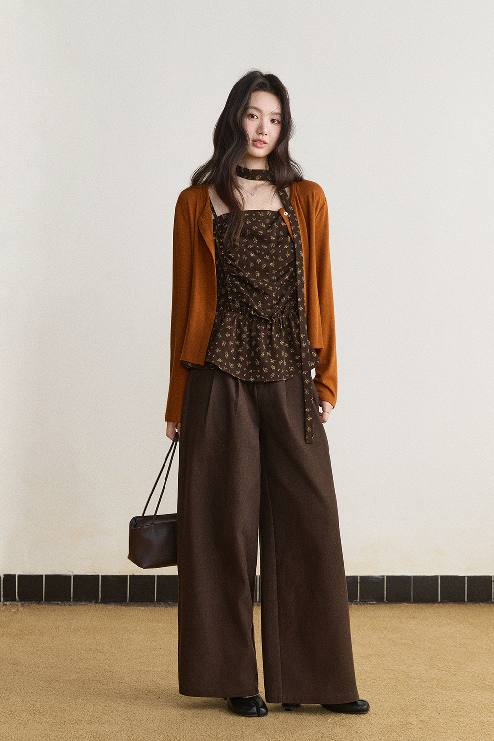 Knit Shirt+Camisole for Women