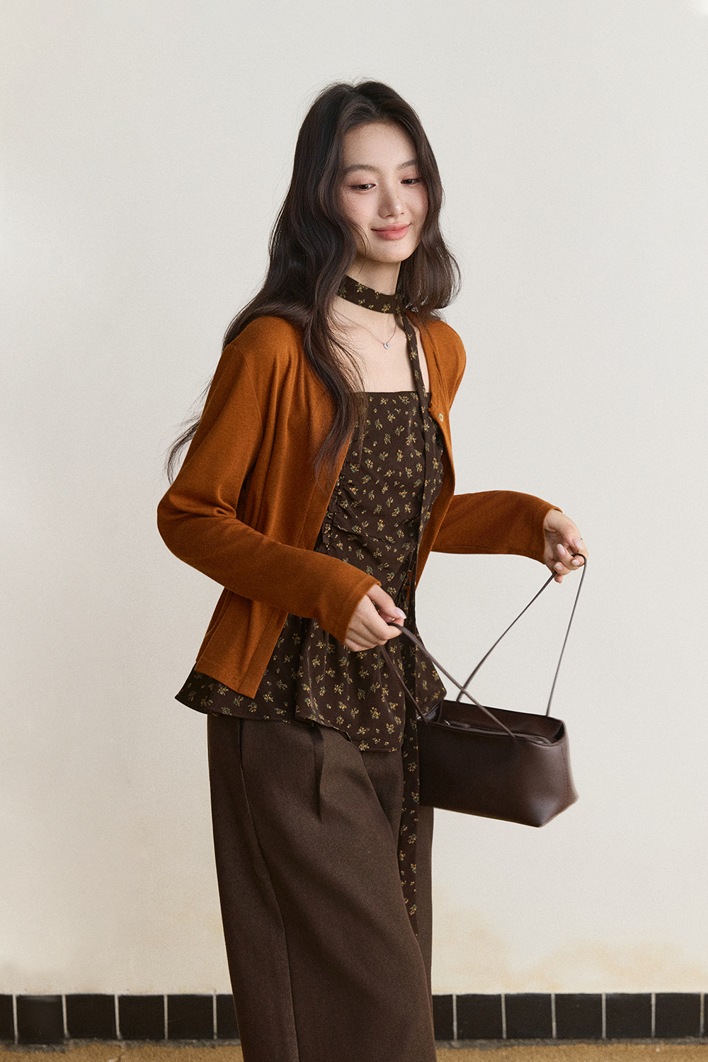 Knit Shirt+Camisole for Women
