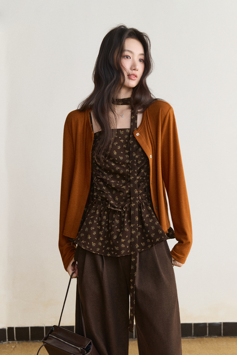 Knit Shirt+Camisole for Women