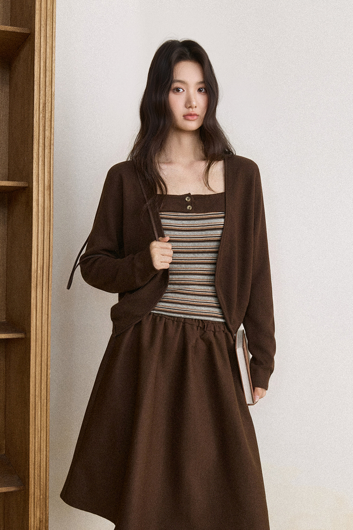 Knit Shirt+Camisole for Women