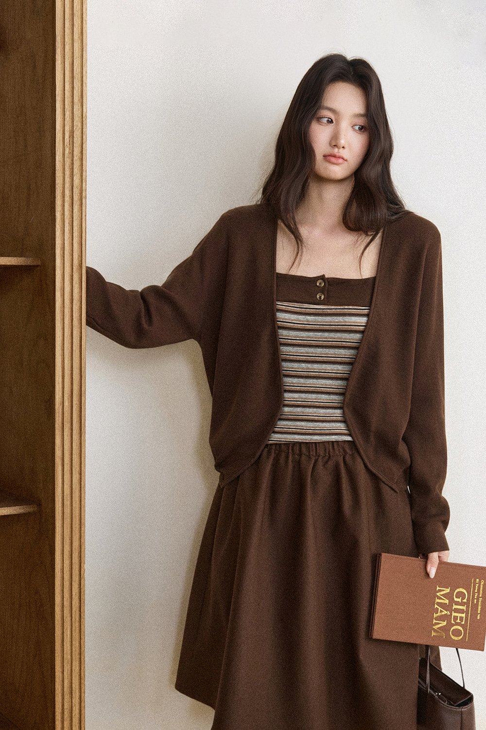 Knit Shirt+Camisole for Women