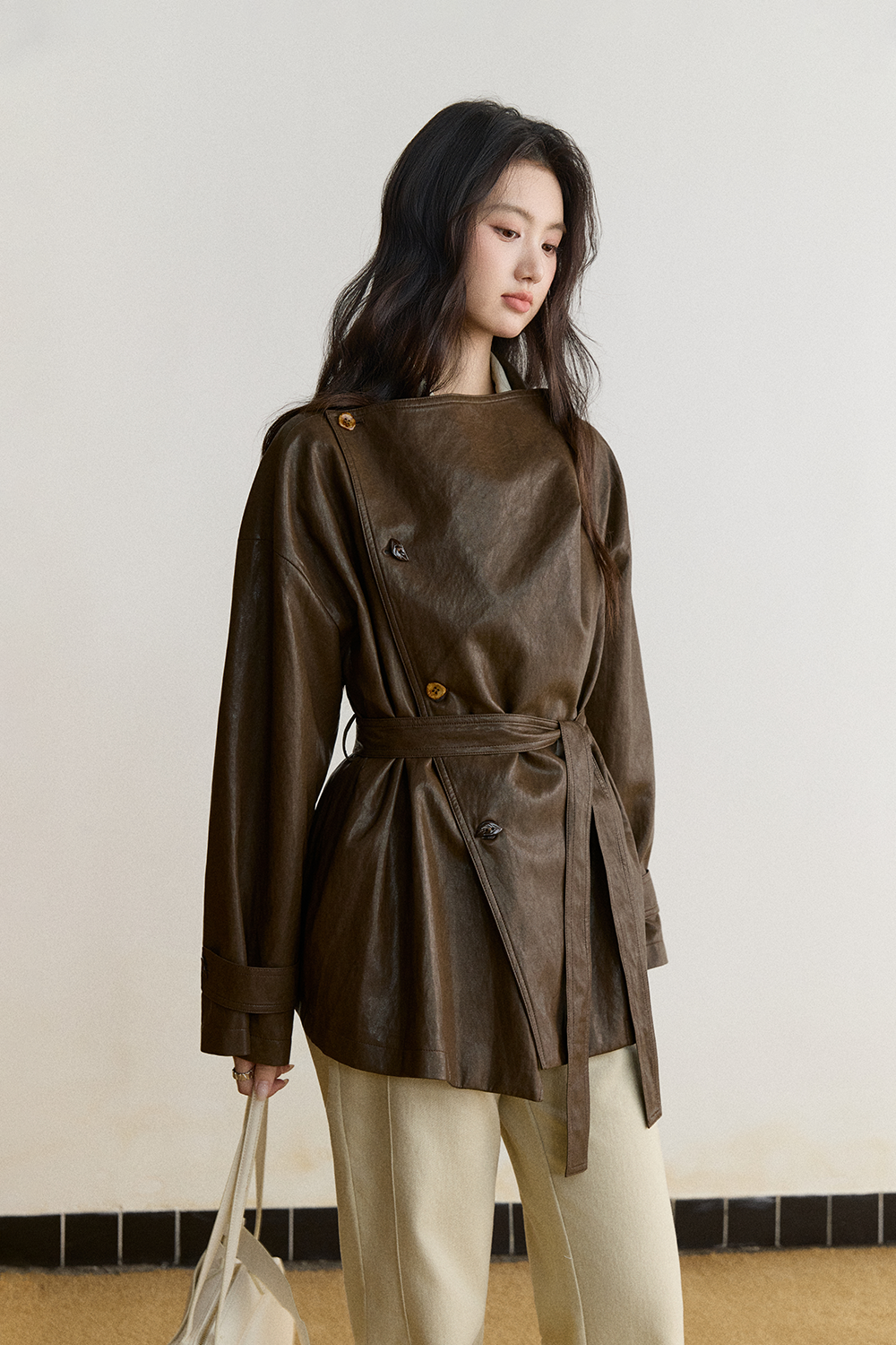 Trench Coat+Belt for Women