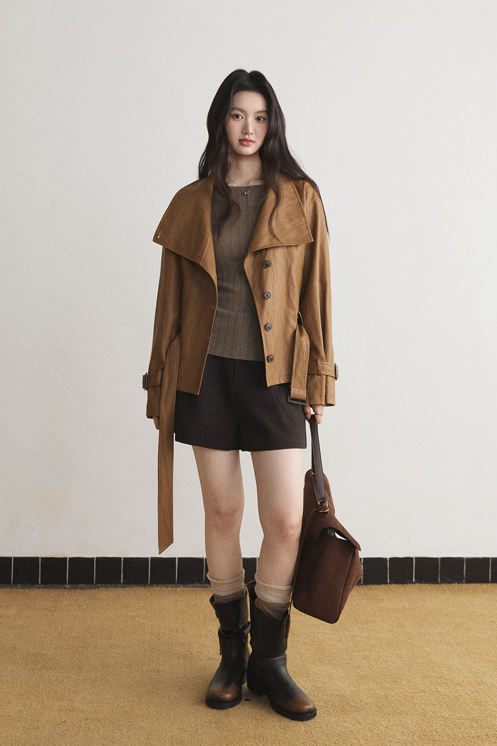 Coat+Belt for Women