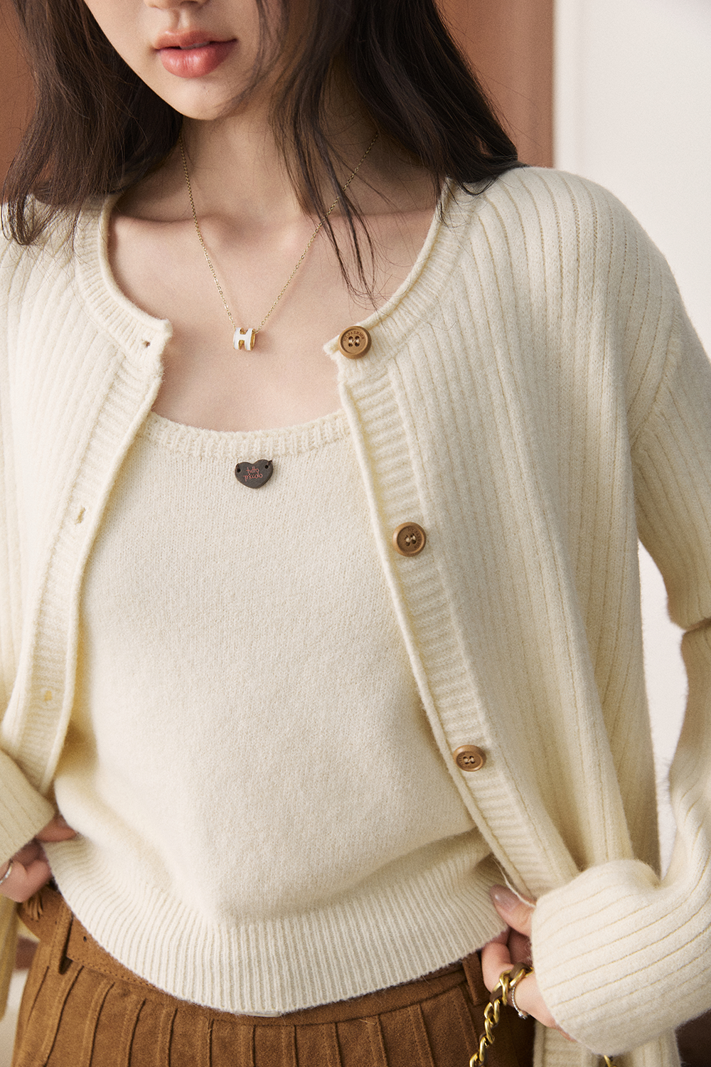 Cardigan + Camisole for Women