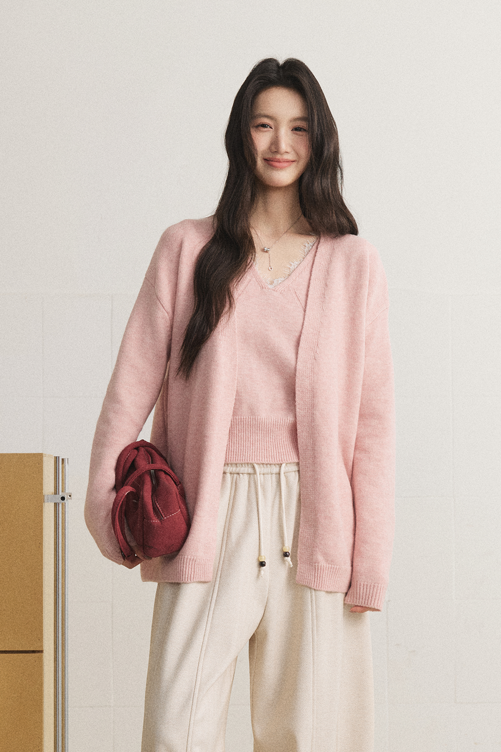 Knit Shirt Set for Women