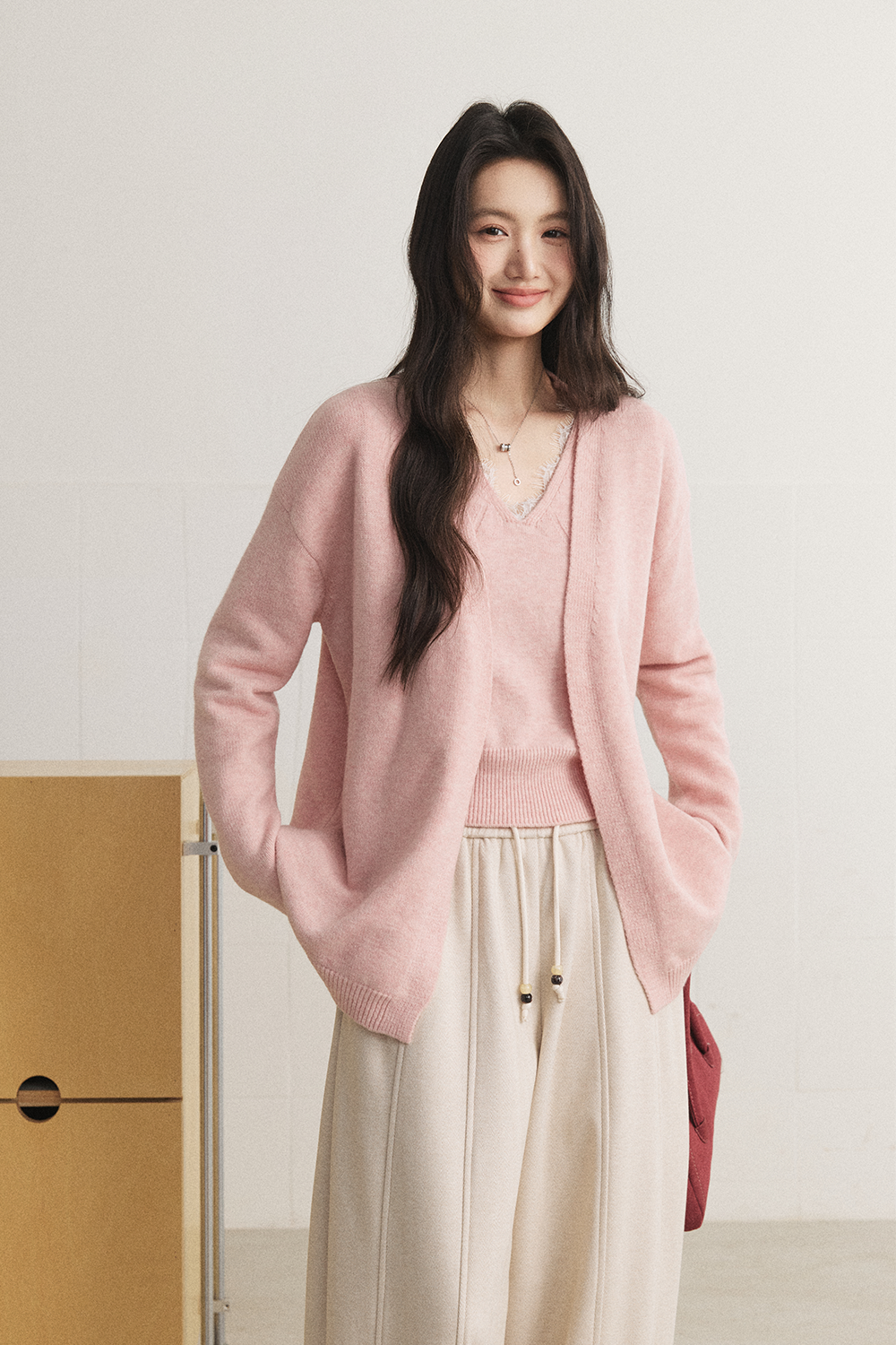 Knit Shirt Set for Women