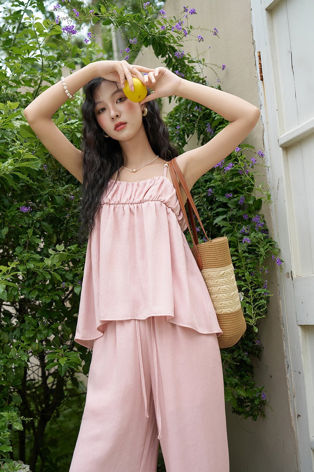 Spaghetti Strap Top and Pant Set Separately Sold