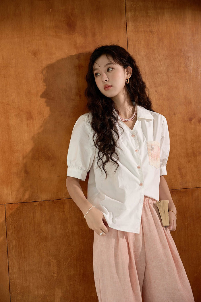 Puff Sleeve Blouse for Women