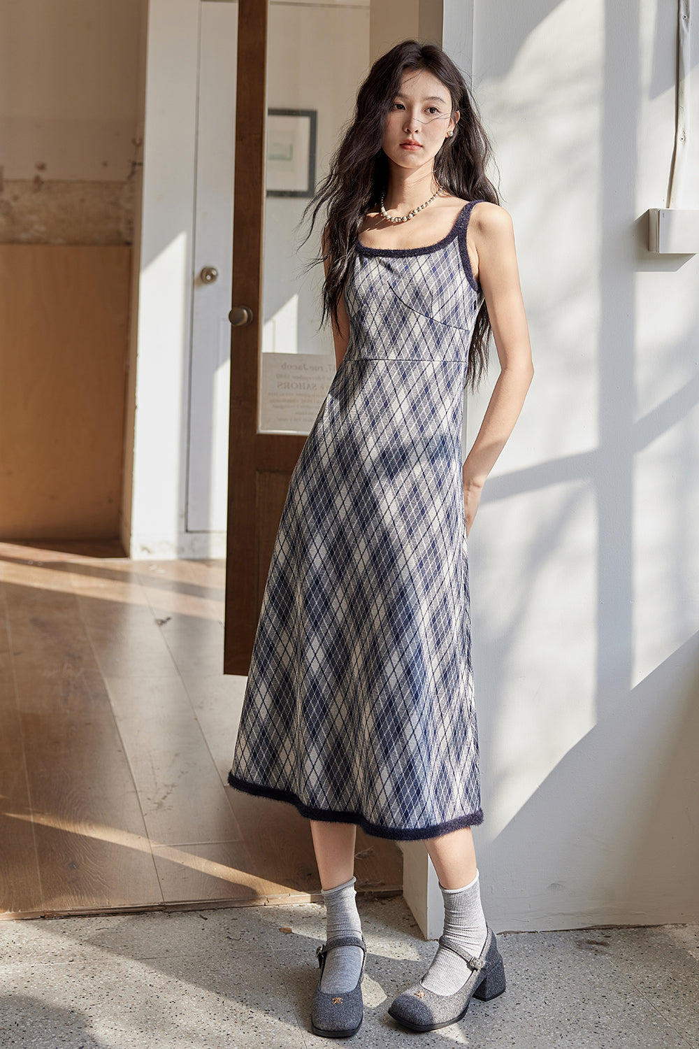 Spaghetti Strap Dress and Coat Set Separately Sold