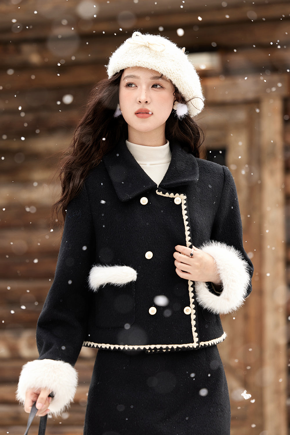 Coat and Skirt Suit Set