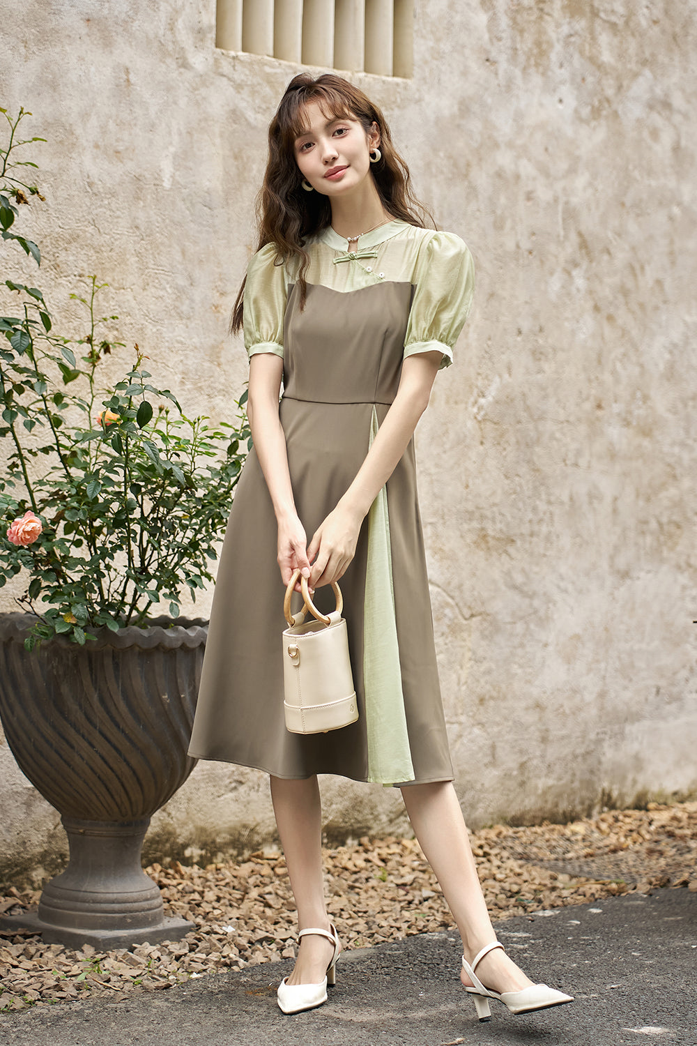 A-line Midi Dress for Women