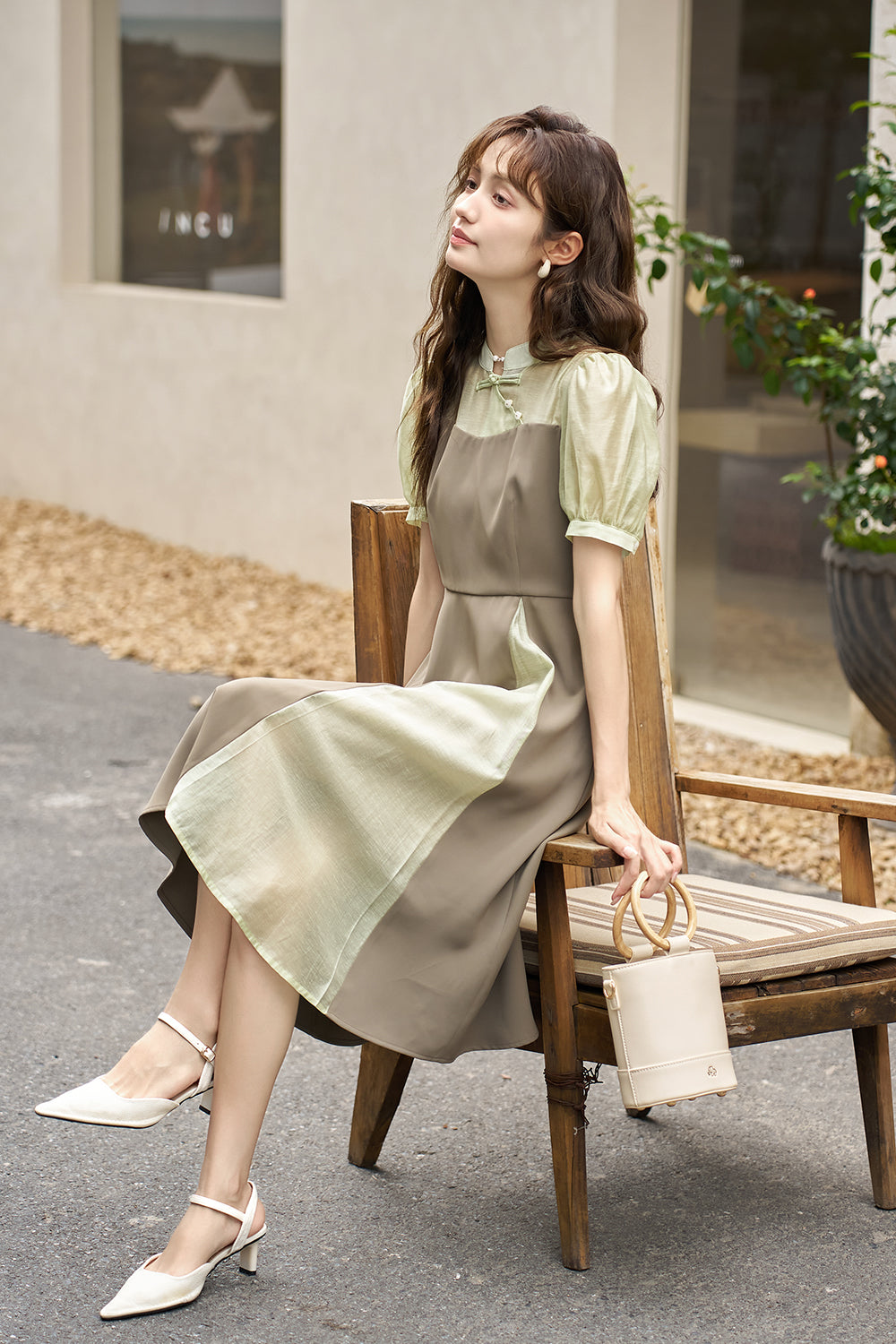A-line Midi Dress for Women