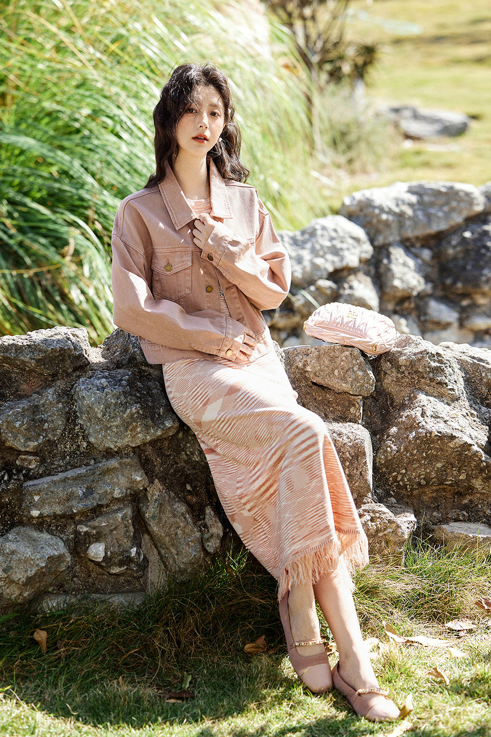 Spaghetti Strap Dress and Coat Set Separately Sold