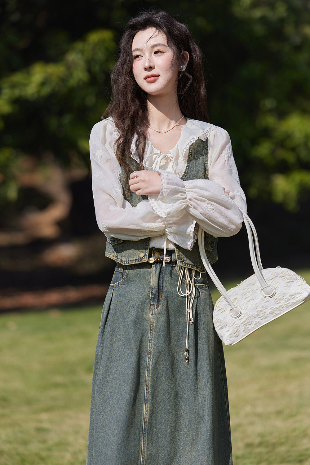 Vest and Skirt Set Separately Sold