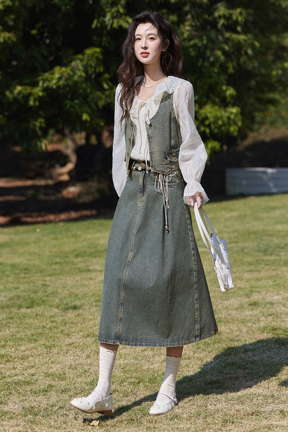 Vest and Skirt Set Separately Sold