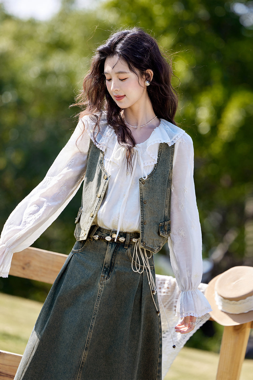 Vest and Skirt Set Separately Sold
